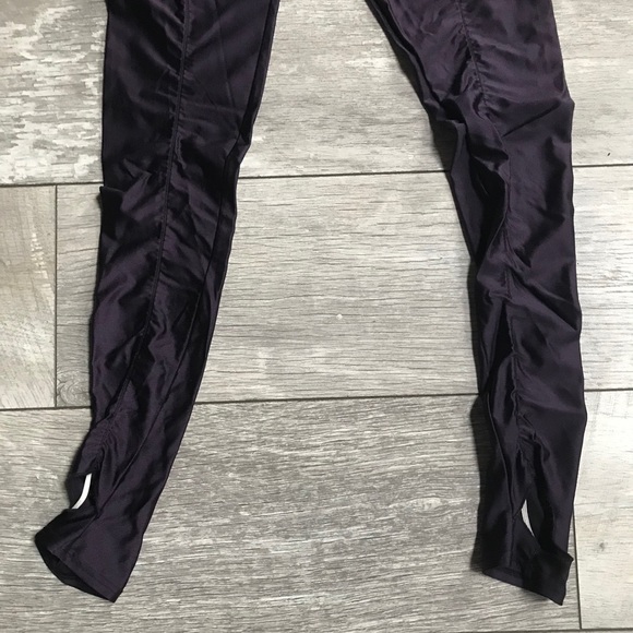 ACNE Shiny Spandex Stirrup Leggings - Picture 5 of 8